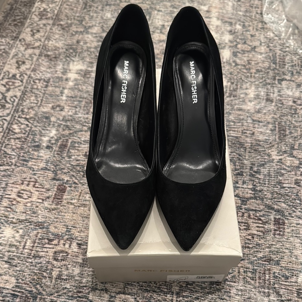 Marc Fisher Black Stiletto Heels